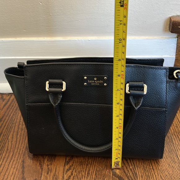 Kate Spade Black Purse with Adjustable, Removable Shoulder Strap Satchel - Picture 11 of 12